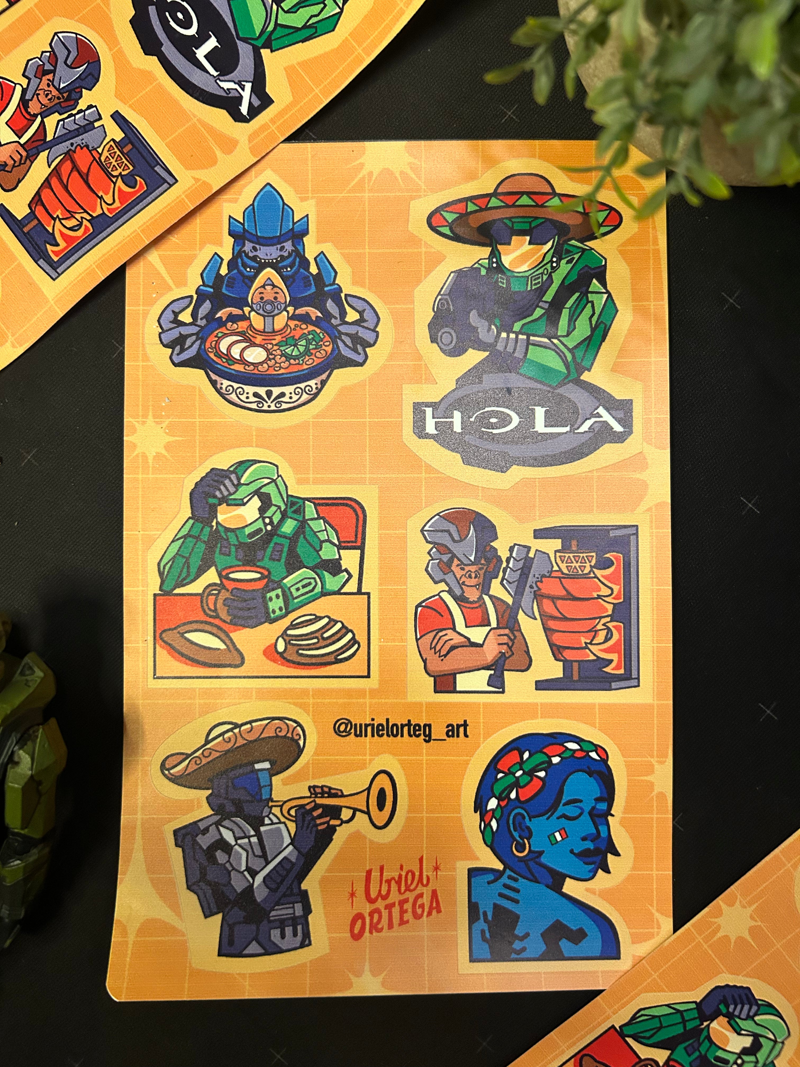 HOLA STICKERS